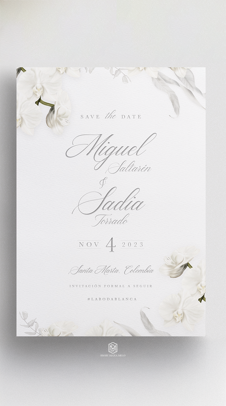 Save the Date Miguel y Sadia